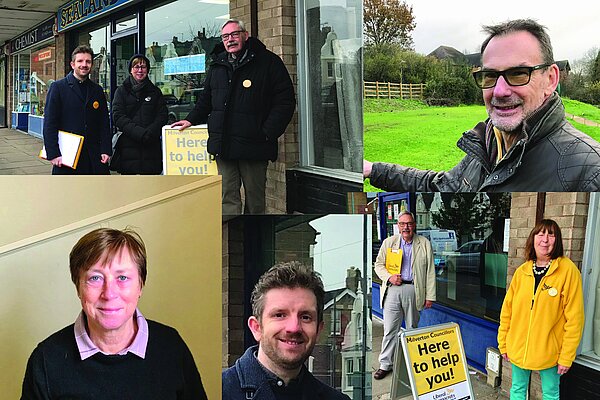 A composite photo of the Milverton Councillors