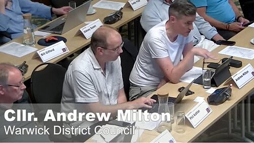 Phil and Andrew at Council