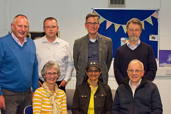 The new Kenilworth town council Group in May 2023. Back row L to R, Adrian Marsh, Josh Payne, Andrew Milton, Alan Chalmers. Front Row L to R, Kate Dickson, Alison Insley and Richard Dickson.